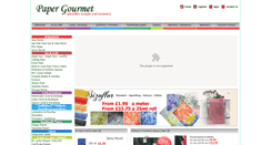 Desktop Screenshot of papergourmet.co.uk